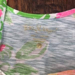 Lilly Pulitzer razor back t shirt dress